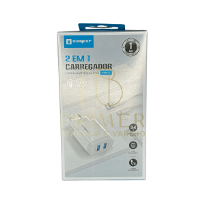 CARREGADOR 2 EM 1 TIPO-C SX FC58 C